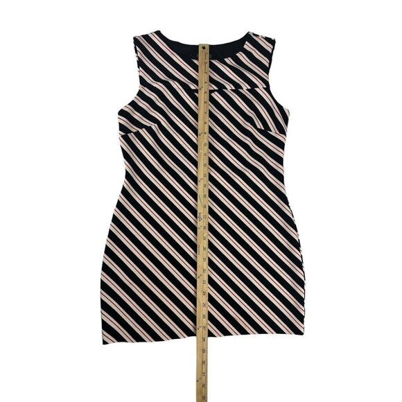 En Focus Studio Sz 6 Mini Dress Sleeveless Black White Red Stretchy New W/0 Tags - Picture 5 of 7